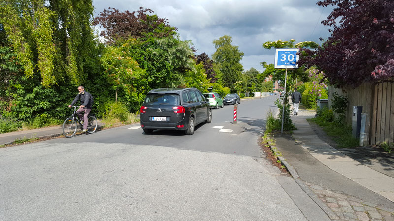 Pinch point e senso unico alternato a Copenhagen